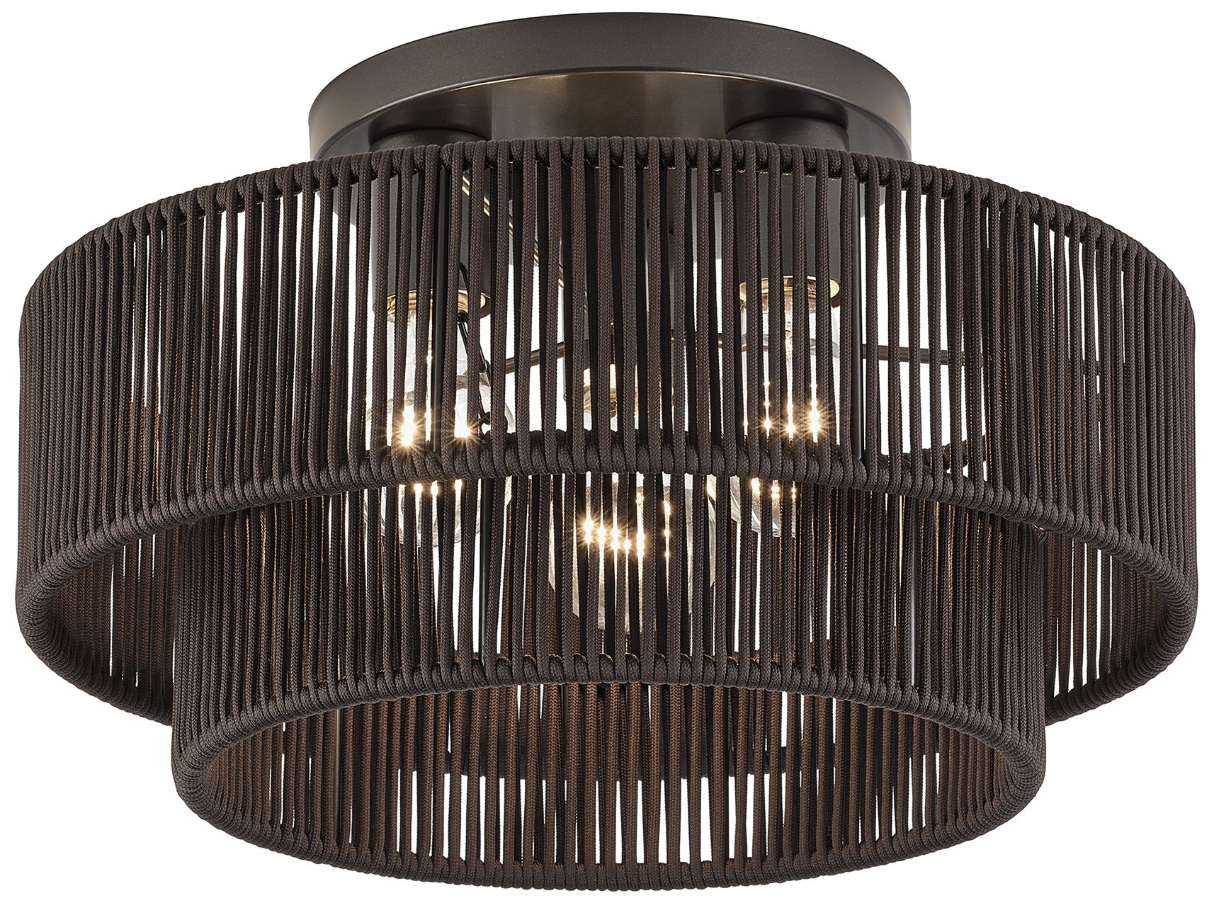 Image 4 Acordia 3 Light English Bronze Large Semi-Flush more views