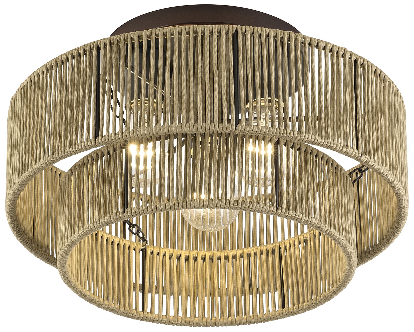 Image 5 Acordia 3 Light English Bronze Large Semi-Flush more views
