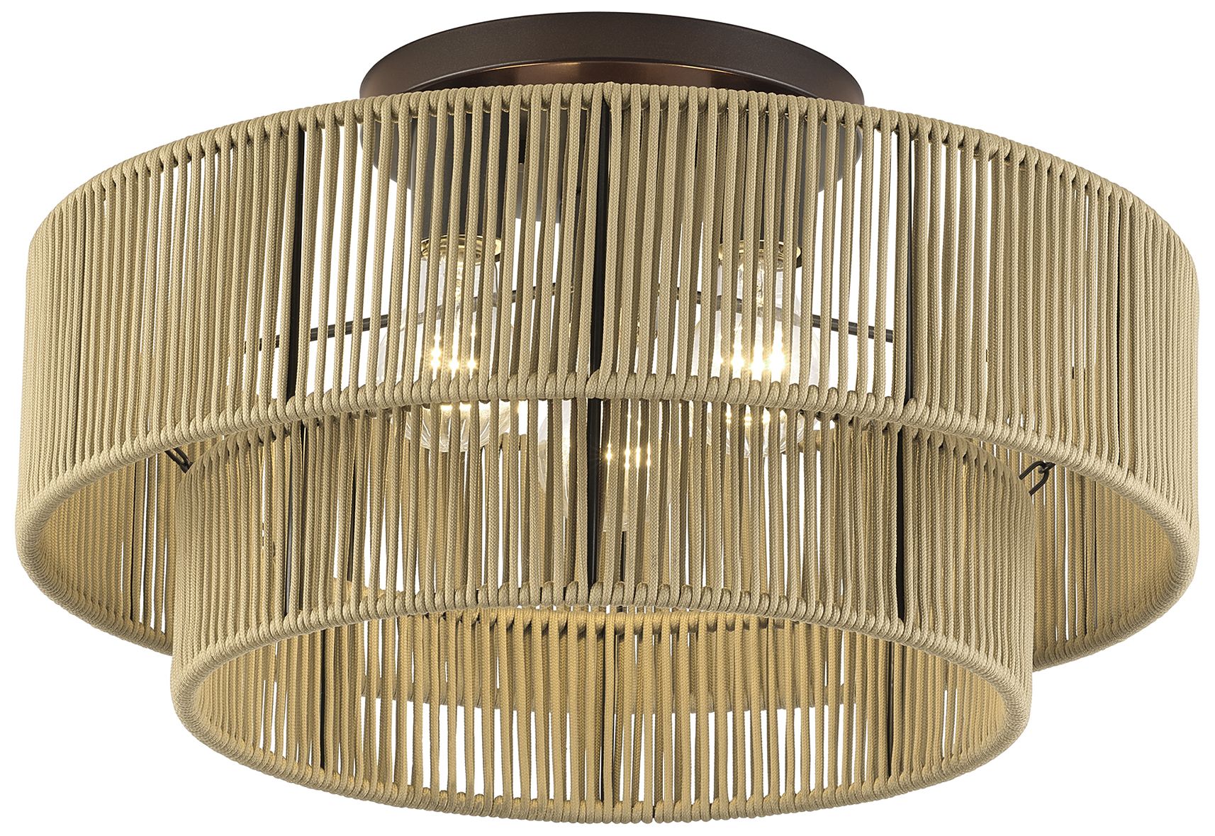 Image 4 Acordia 3 Light English Bronze Large Semi-Flush more views