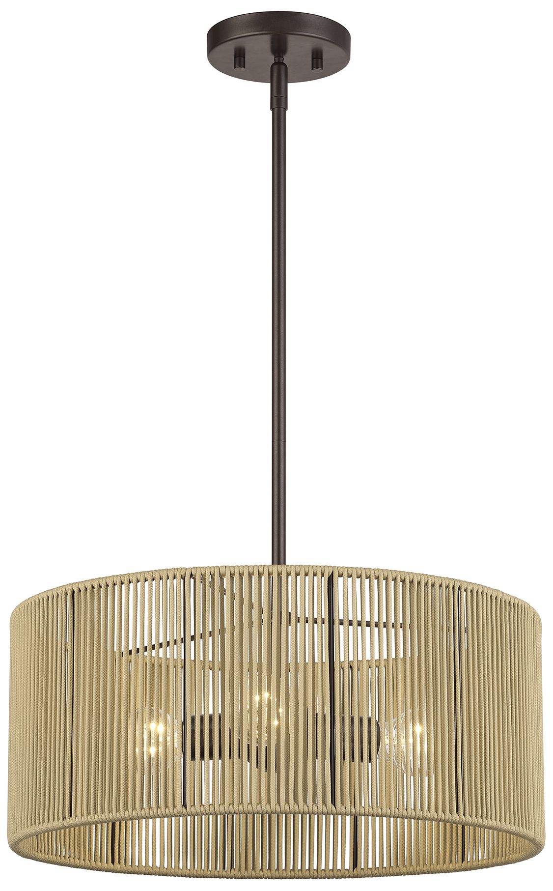 Image 3 Acordia 3 Light English Bronze Pendant Chandelier more views