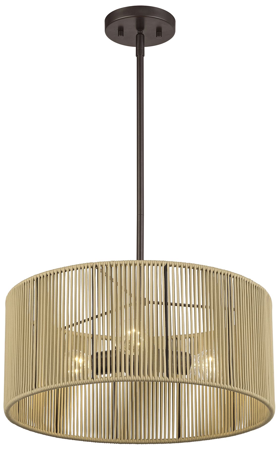 Image 6 Acordia 3 Light English Bronze Pendant Chandelier more views