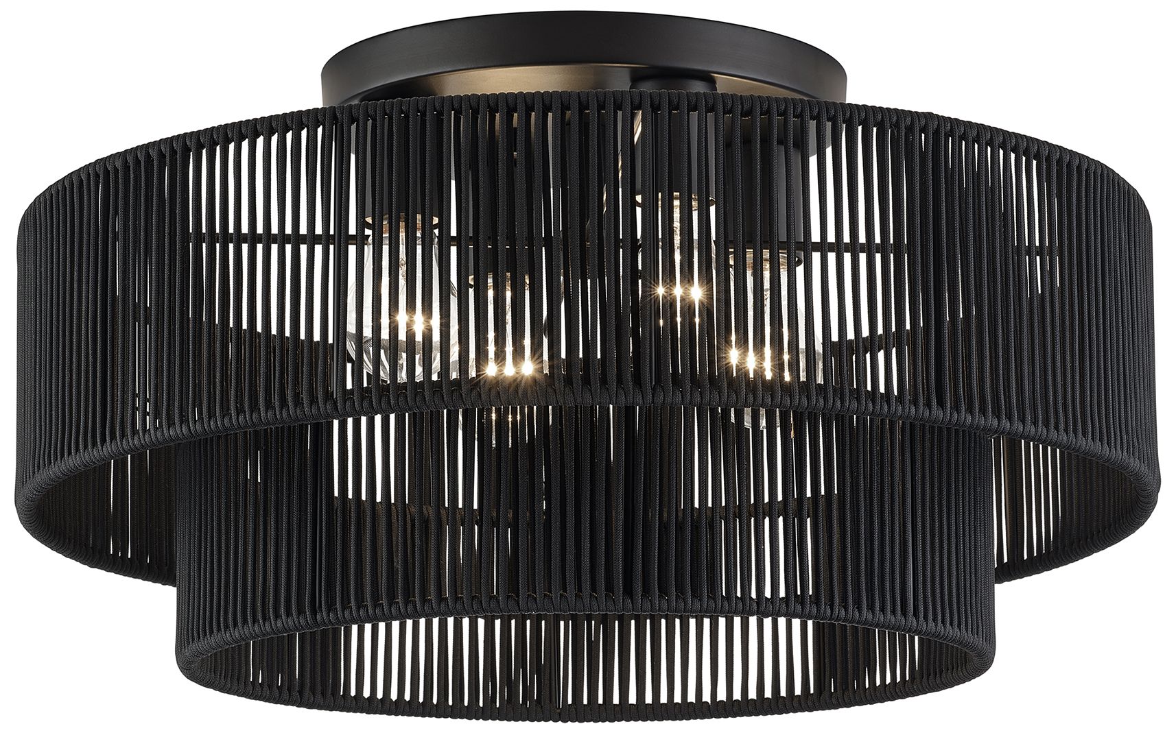 Image 4 Acordia 4 Light Black Extra Large Semi-Flush more views