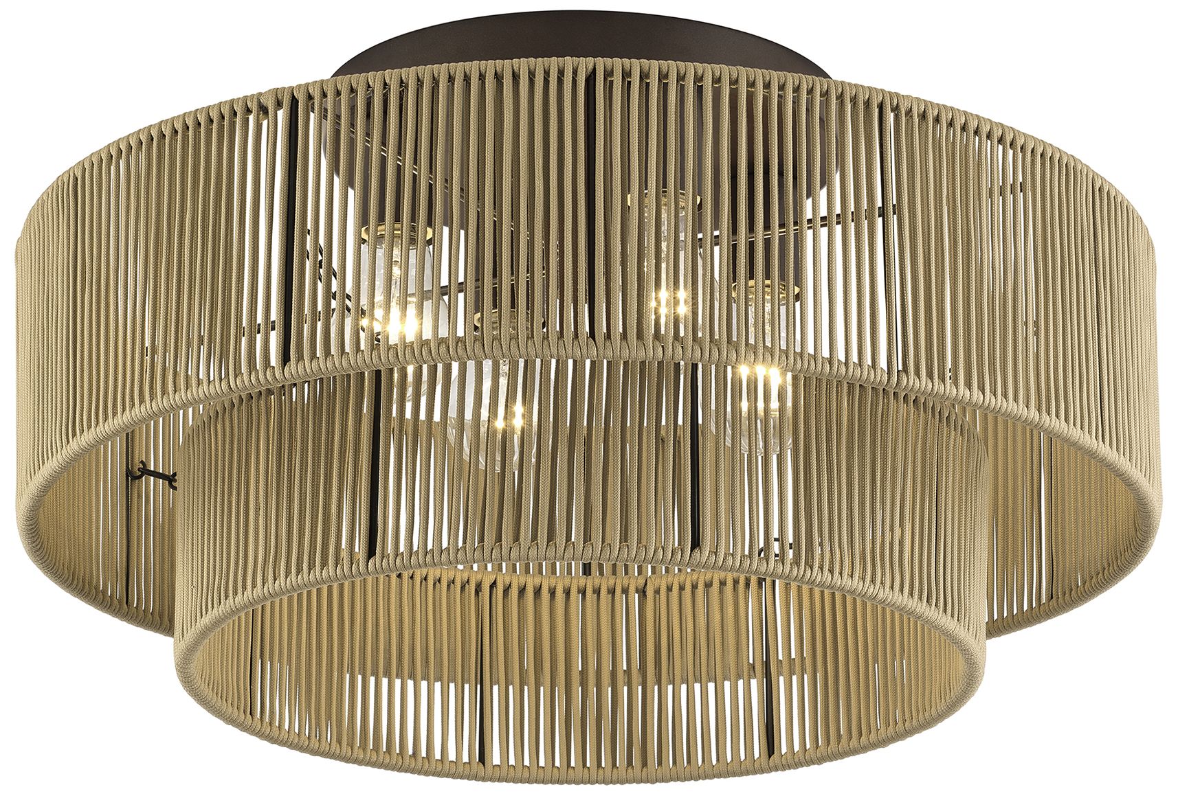 Image 5 Acordia 4 Light English Bronze Extra Large Semi-Flush more views