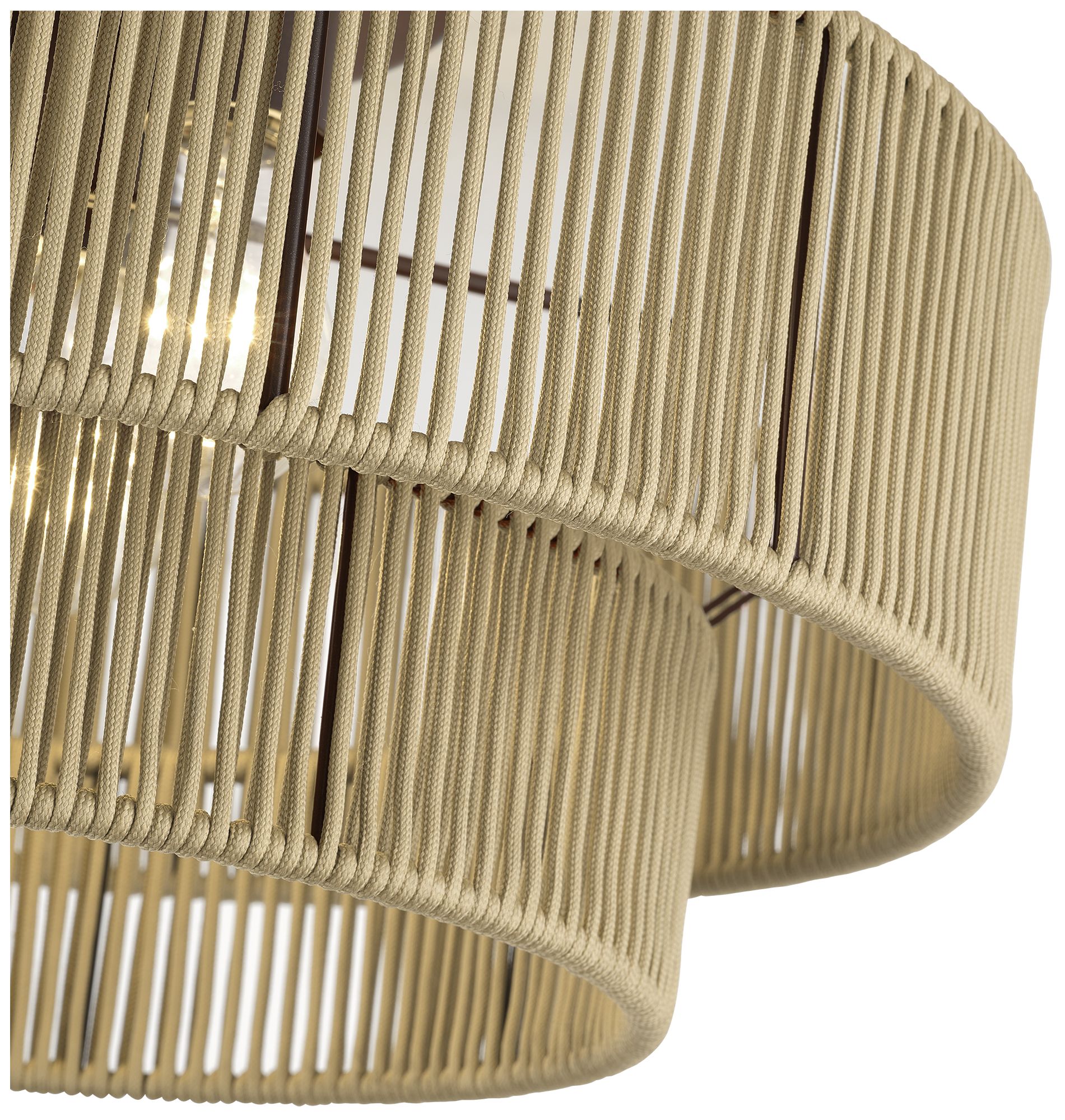 Image 7 Acordia 4 Light English Bronze Extra Large Semi-Flush more views