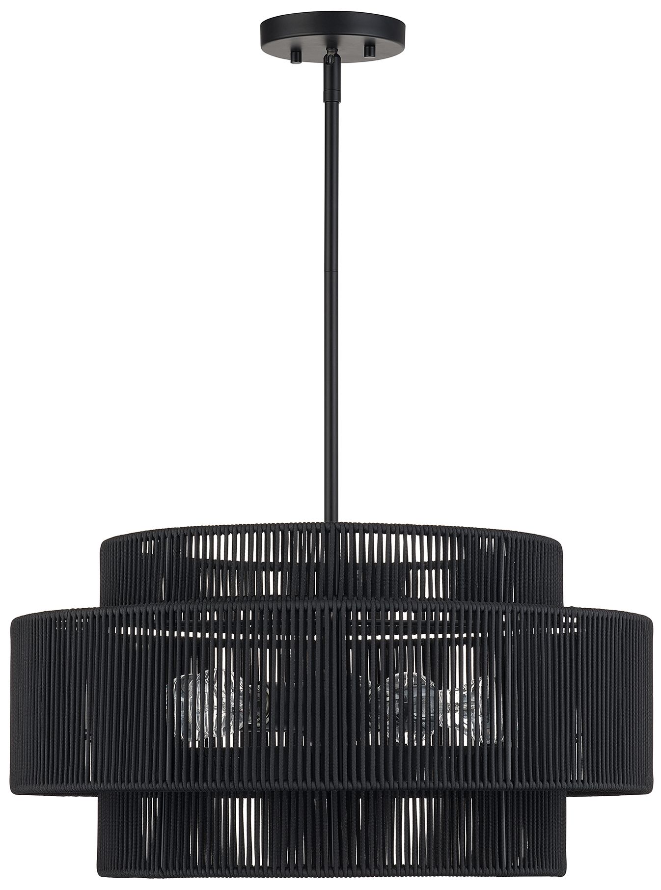 Thumbnail3 of Acordia 5 Light Black Pendant Chandelier more views