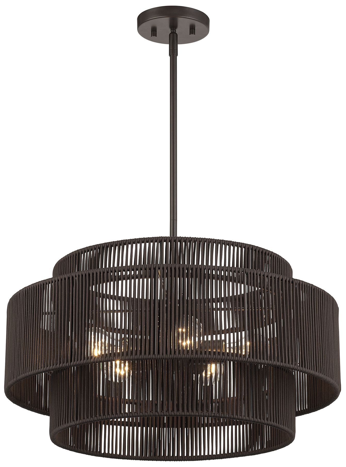 Image 5 Acordia 5 Light English Bronze Pendant Chandelier more views