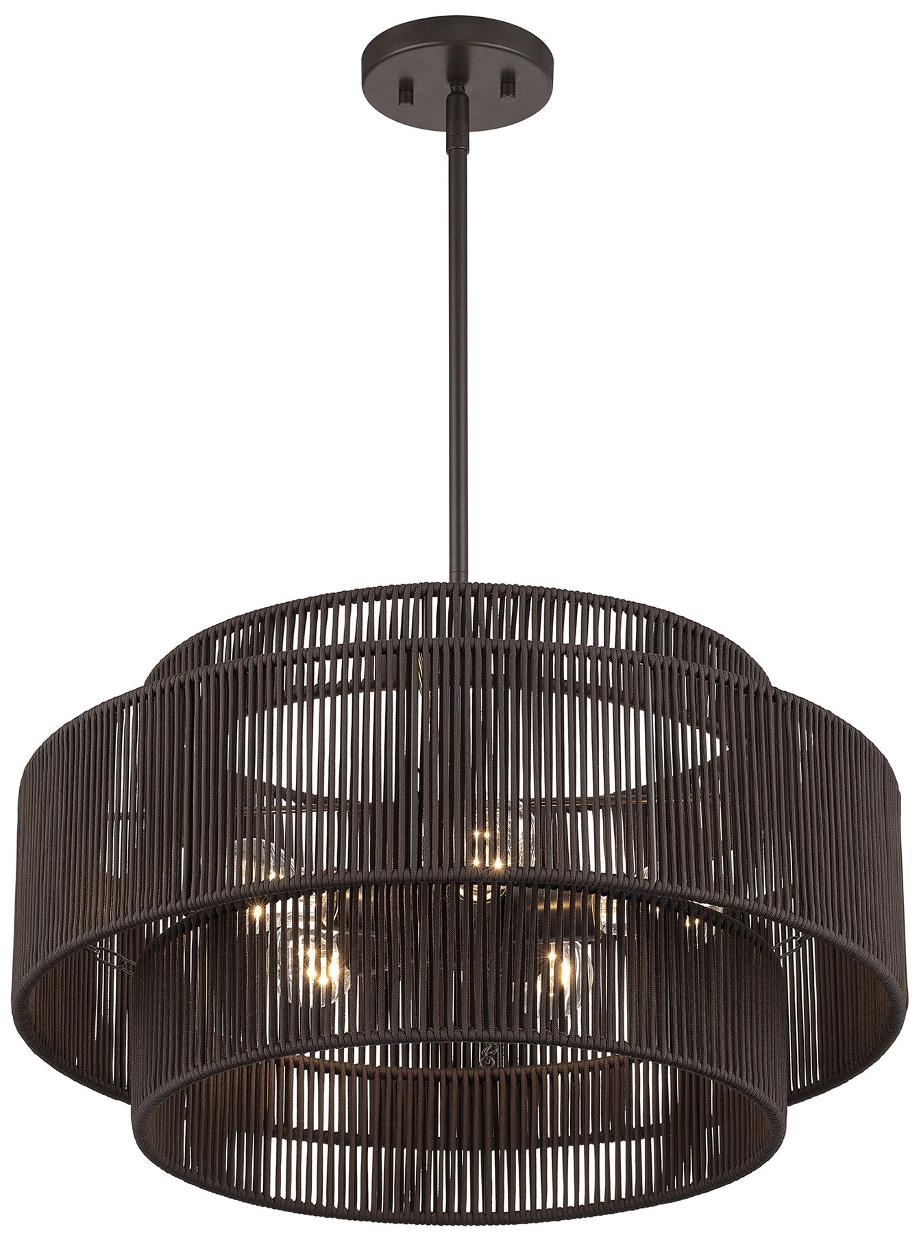 Image 6 Acordia 5 Light English Bronze Pendant Chandelier more views