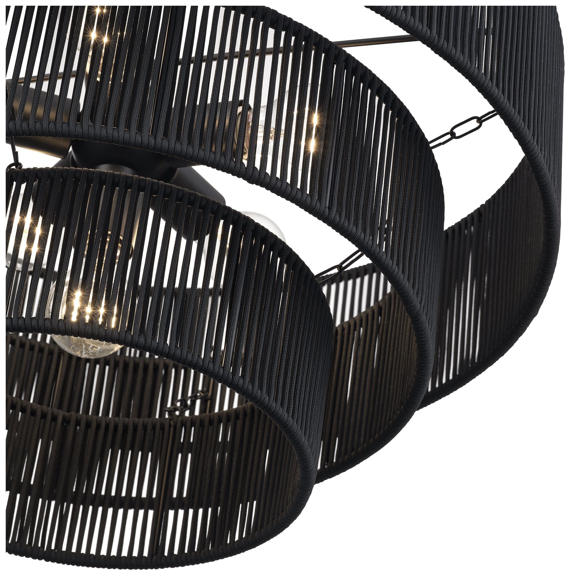 Image 7 Acordia 6 Light Black Pendant Chandelier more views