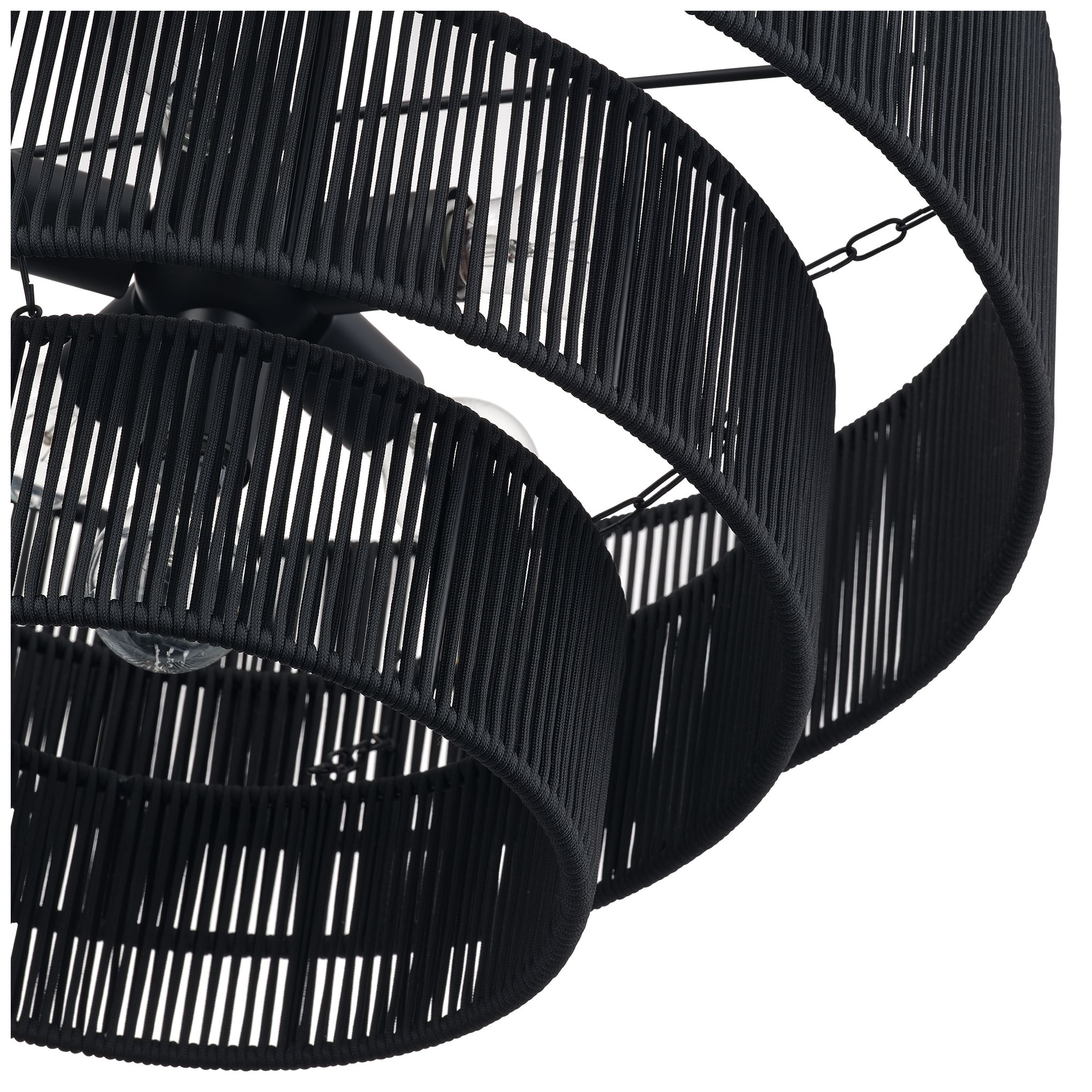 Acordia 6 Light Black Pendant Chandelier