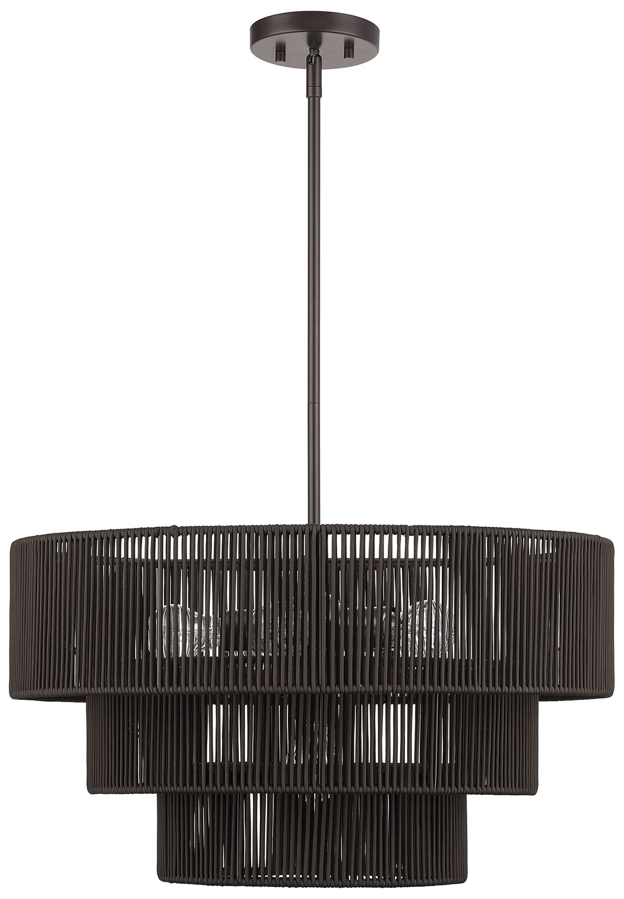 Image 3 Acordia 6 Light English Bronze Pendant Chandelier more views