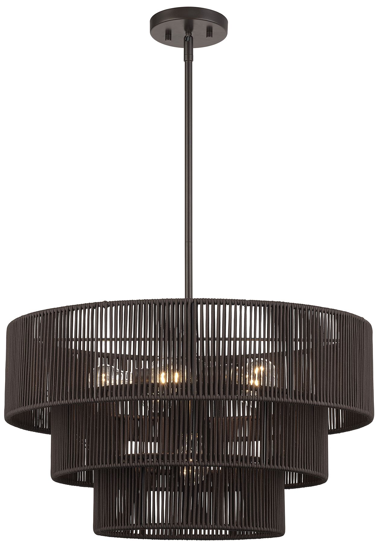 Image 4 Acordia 6 Light English Bronze Pendant Chandelier more views