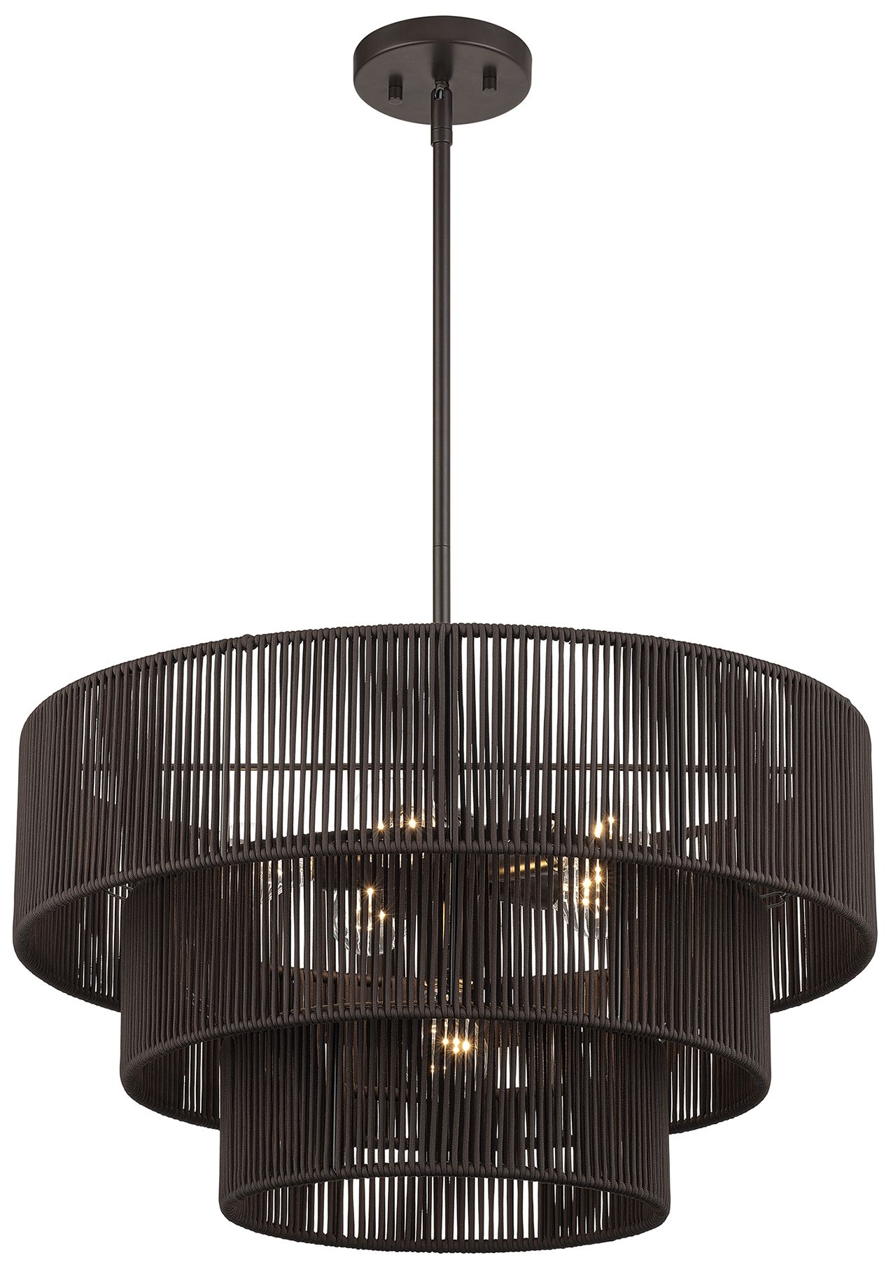 Image 5 Acordia 6 Light English Bronze Pendant Chandelier more views
