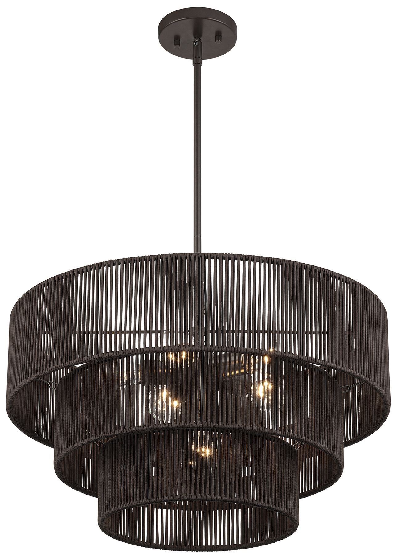 Image 6 Acordia 6 Light English Bronze Pendant Chandelier more views