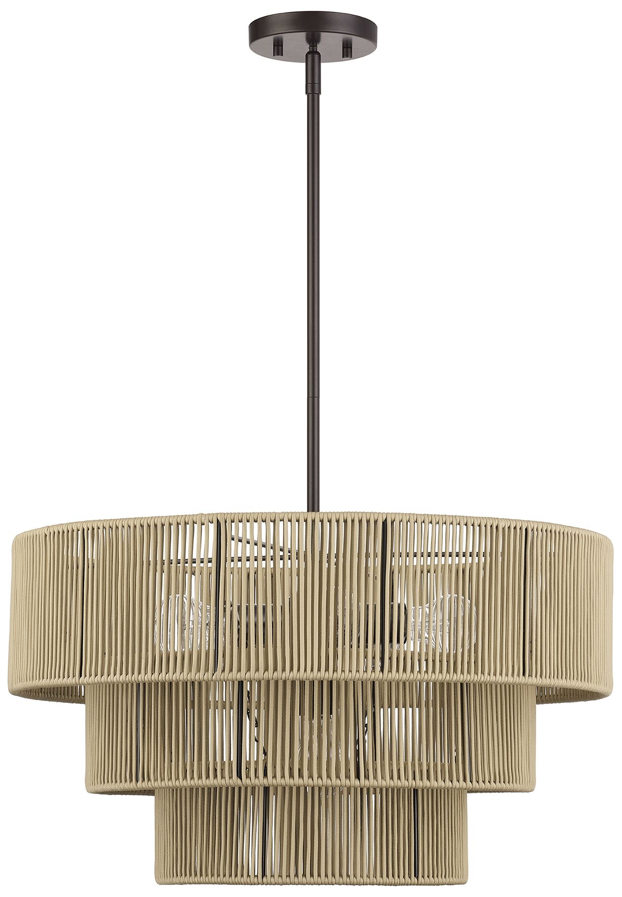 Image 3 Acordia 6 Light English Bronze Pendant Chandelier more views