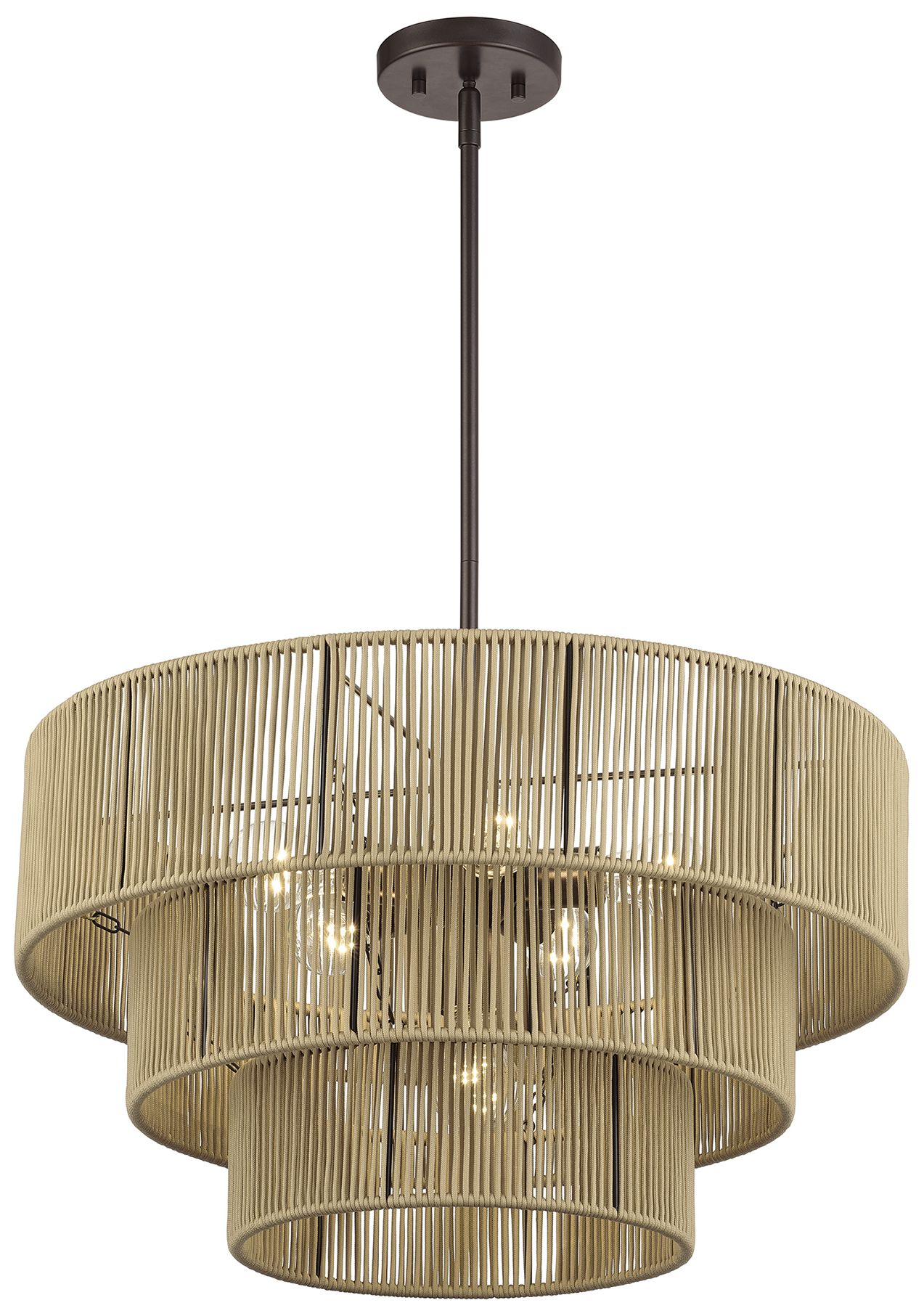 Image 5 Acordia 6 Light English Bronze Pendant Chandelier more views