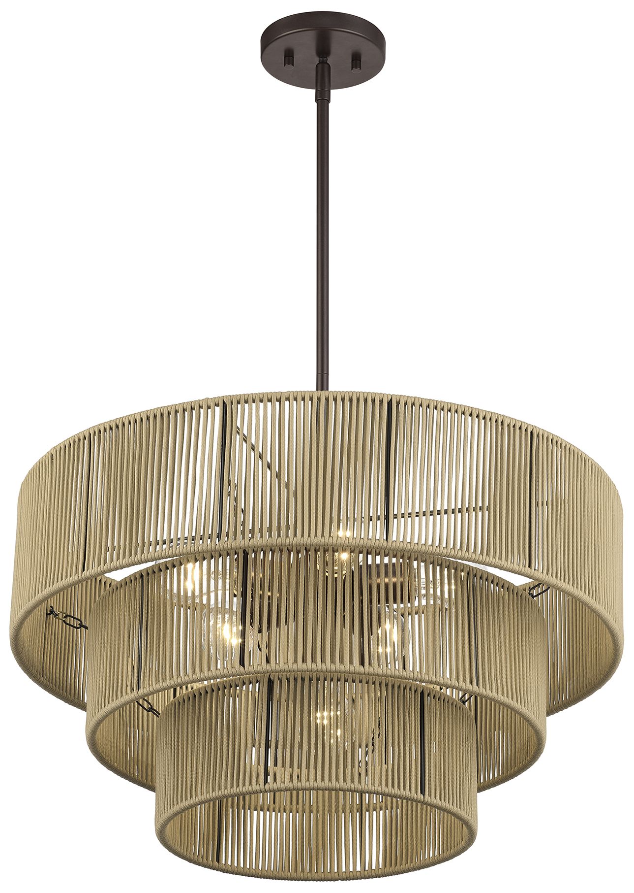 Image 6 Acordia 6 Light English Bronze Pendant Chandelier more views