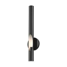 Image5 of Acra 1 Light Shiny Black ADA Single Sconce more views