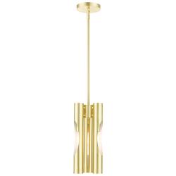 Acra 3 Light Satin Brass Pendant Chandelier