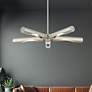 Thumbnail1 of Acra 5 Light Brushed Nickel Chandelier
