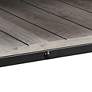 5_Acres 47 1/4"W Black and Natural Tone 1-Shelf Coffee Table more views