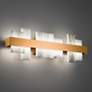 1_Acropolis 27 1/2" Wide Aged Brass LED Bath Light