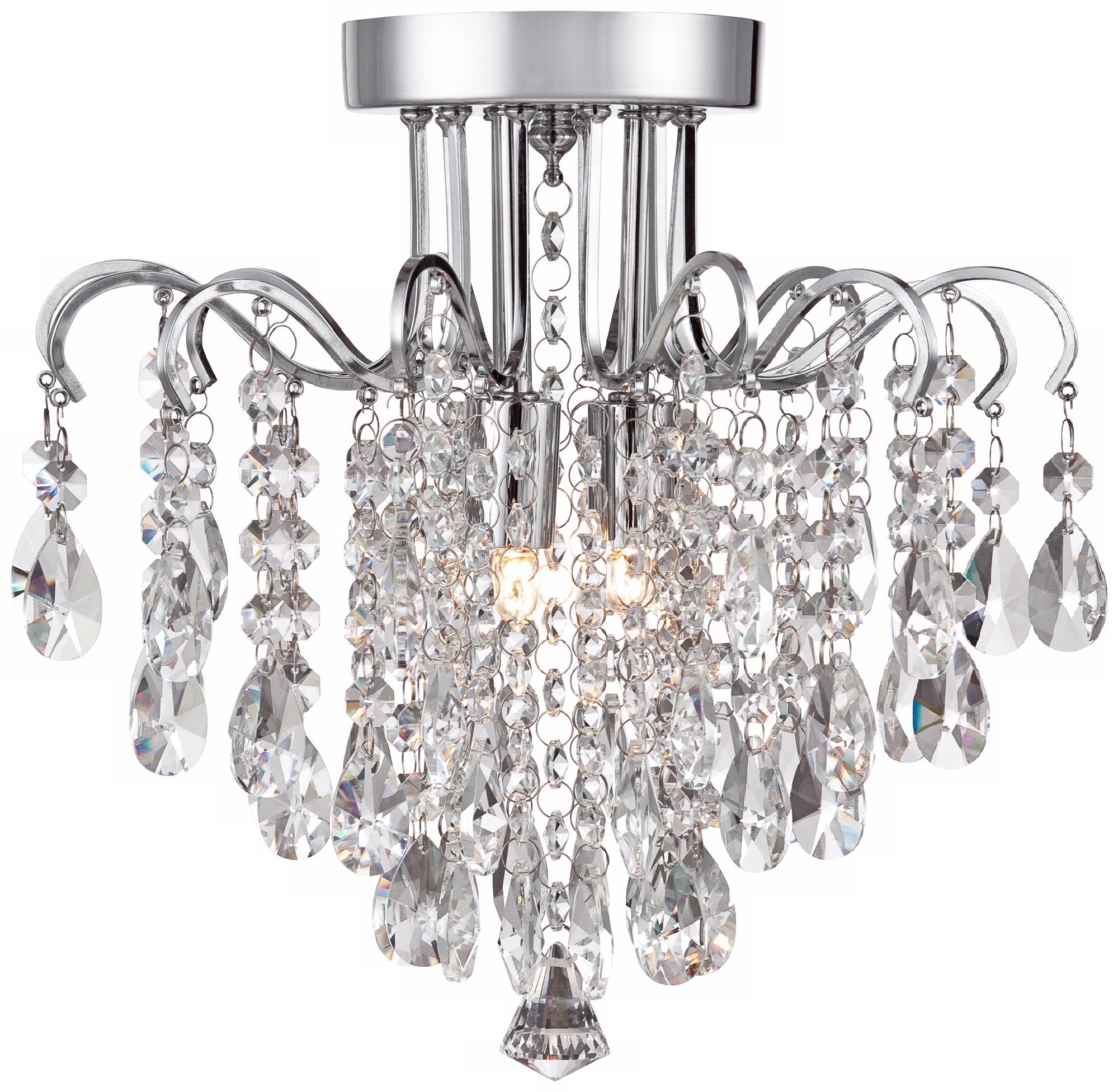 jaimee 3 light chrome ceiling fitting