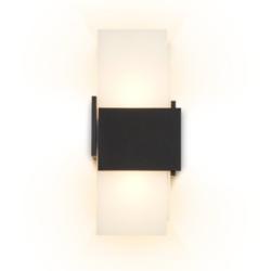 Acuo 16.5&quot; Textured Black 2700K LED Outdoor Sconce