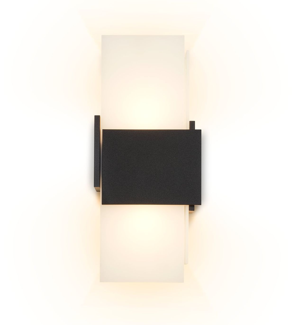 Acuo 16.5" Textured Black 3000K LED Outdoor Sconce - Made to Order