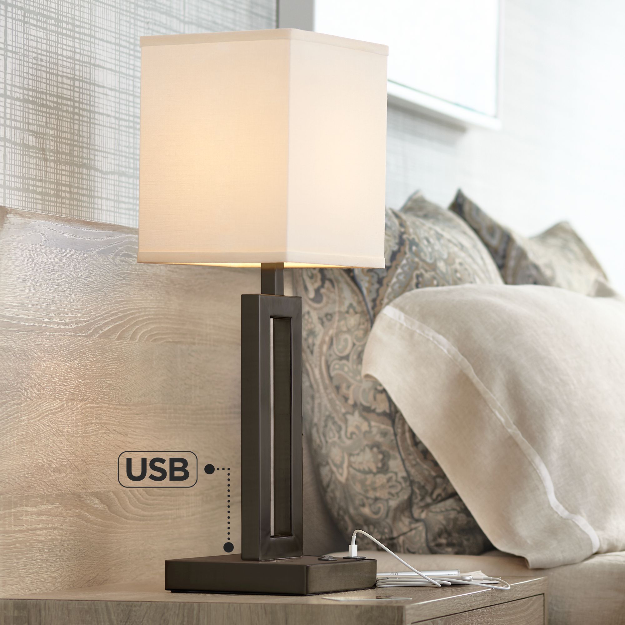 hotel lamps with usb ports