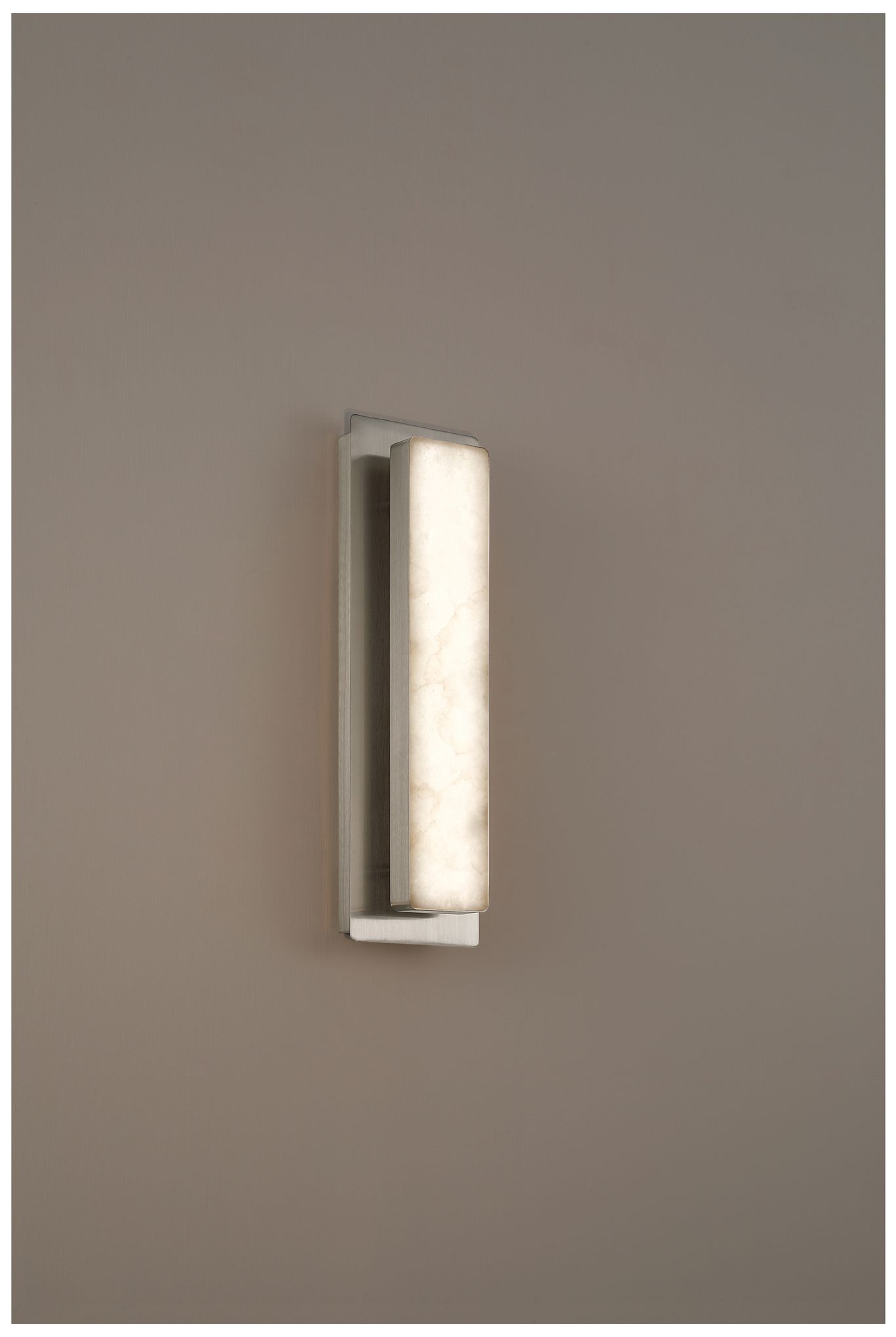 Image 2 Ada 18" High Brushed Steel LED Wall Sconce more views
