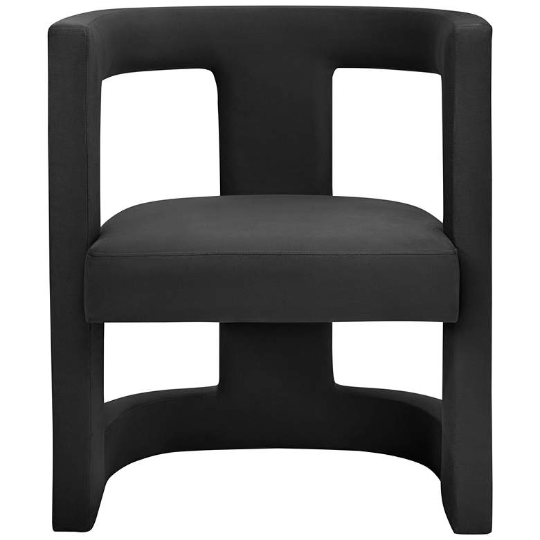 Image 7 Ada Black Velvet Accent Chair more views
