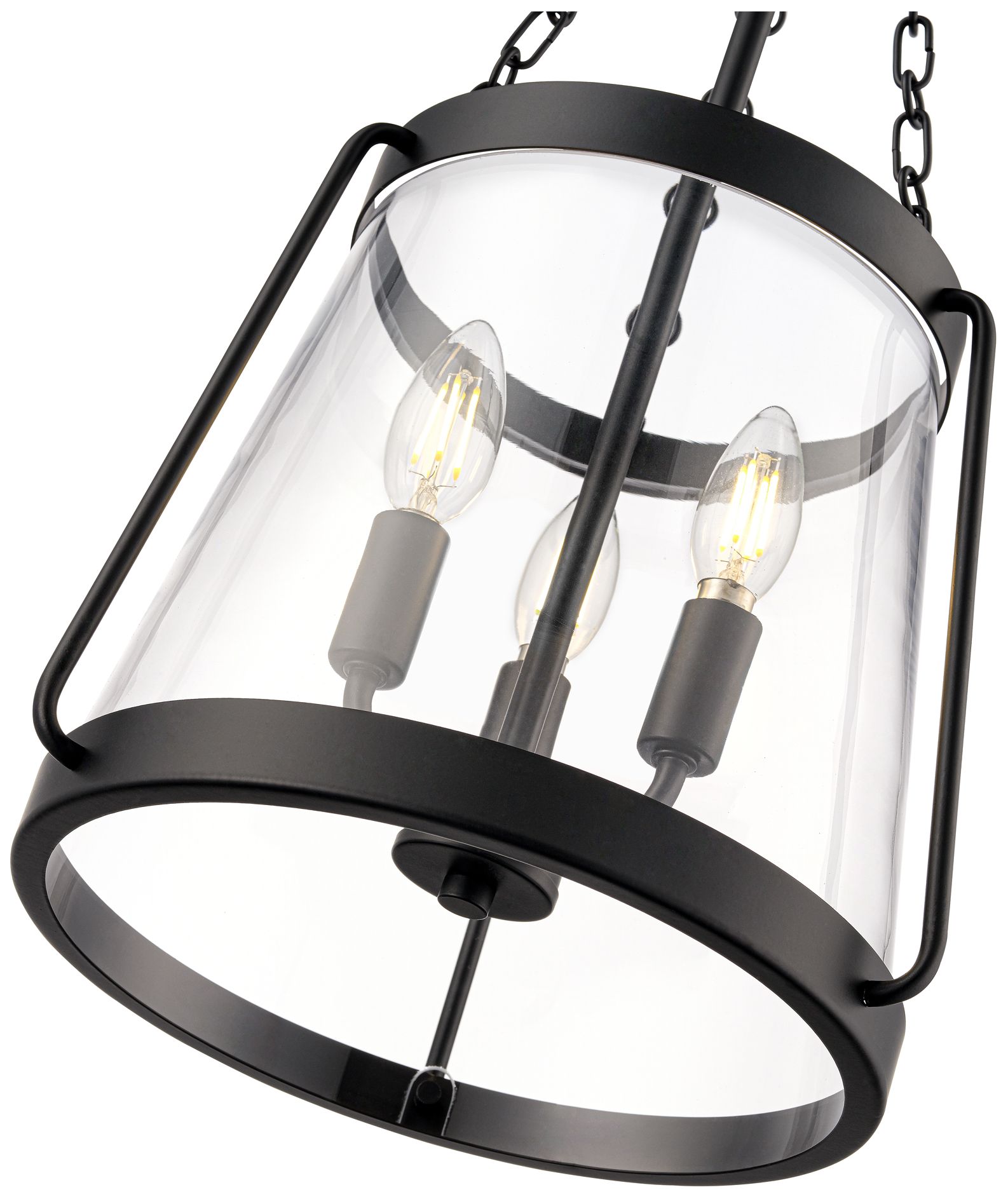 Image 6 Adabella 11.75" 3-Light Pendant in Matte Black more views