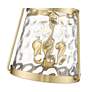 6_Adabella 11 3/4" Wide Vintage Brass 3-Light Mini Pendant more views