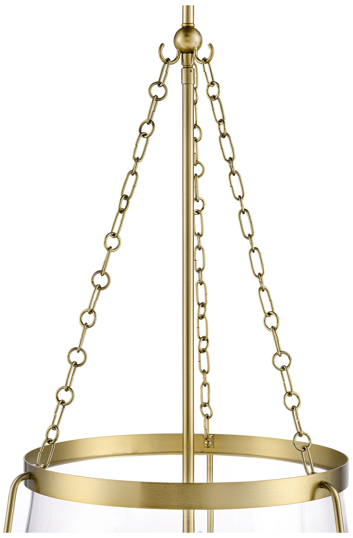 Image 5 Adabella 17.75" 5-Light Pendant in Vintage Brass more views