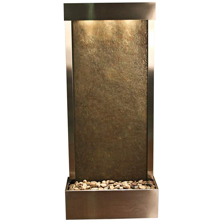 Image 2 Adagio Harmony River 70" Rustic Stone Modern Fountain with Light