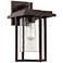 Adair 1-Light Outdoor Wall Sconce in Powder Coated Bronze