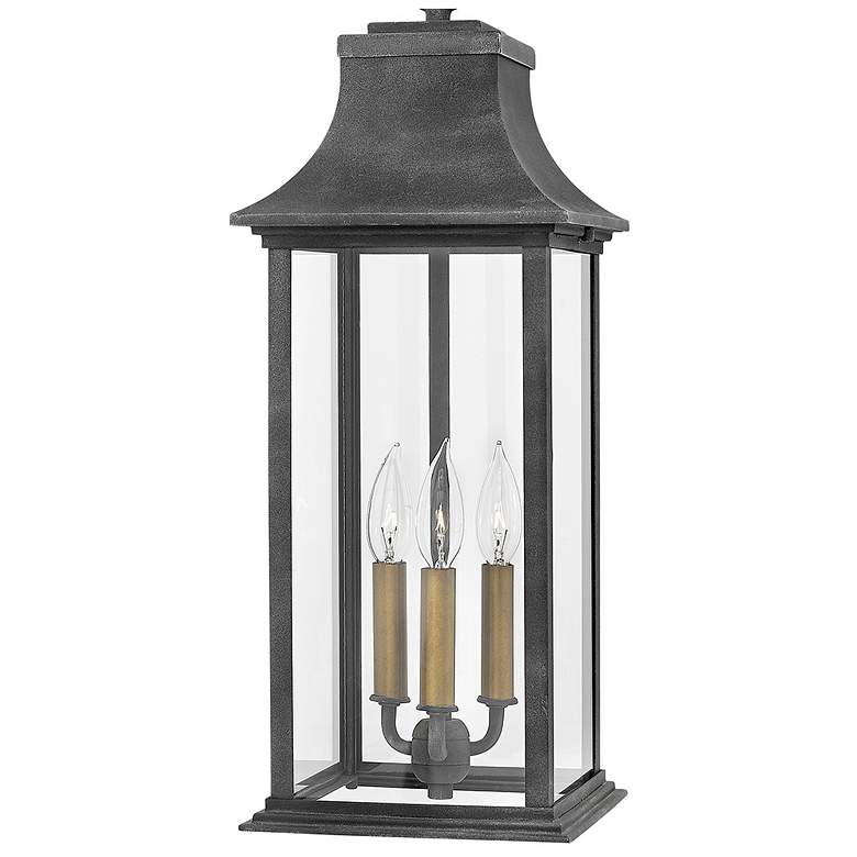 Image 2 Adair 23" High Aged Zinc Outdoor Hanging Light more views