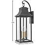 4_Adair 24 1/2" High Aged Zinc Outdoor Wall Light more views