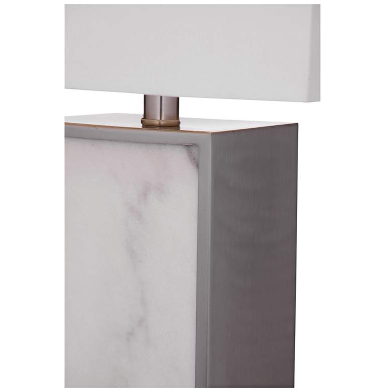 Image 2 Adair 26" Modern Styled White Table Lamp more views