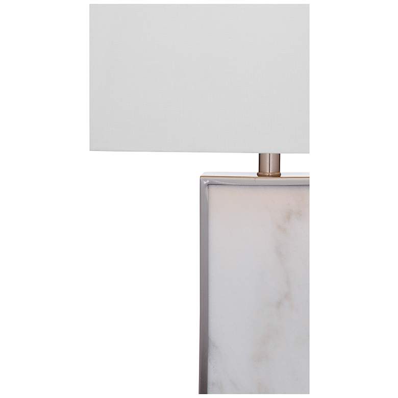 Image 3 Adair 26" Modern Styled White Table Lamp more views
