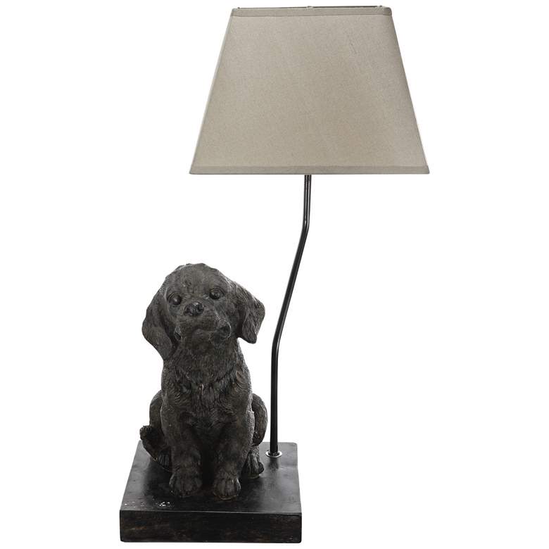 Image 1 Adairville 12 1/4 inchH Golden Retriever Accent Table Lamp