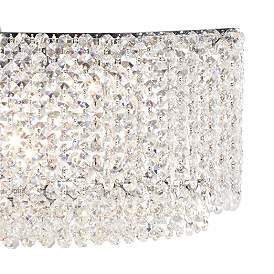 Image3 of Adali Curve 32" Wide Clear Crystal Linear Chandelier more views