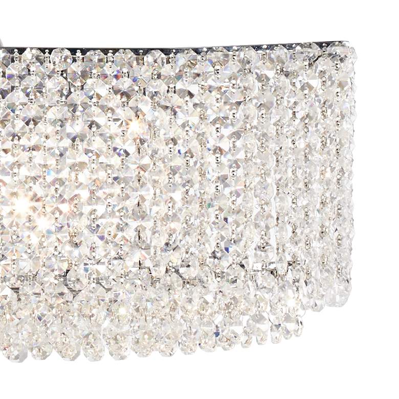Image 3 Adali Curve 32" Wide Clear Crystal Linear Chandelier more views
