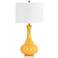 Adaliz Bold Yellow Glass Vase Table Lamp