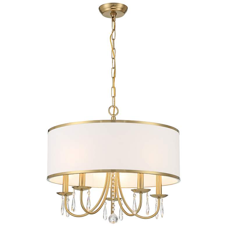Image 1 Adalynn 5 Light Vibrant Gold Chandelier