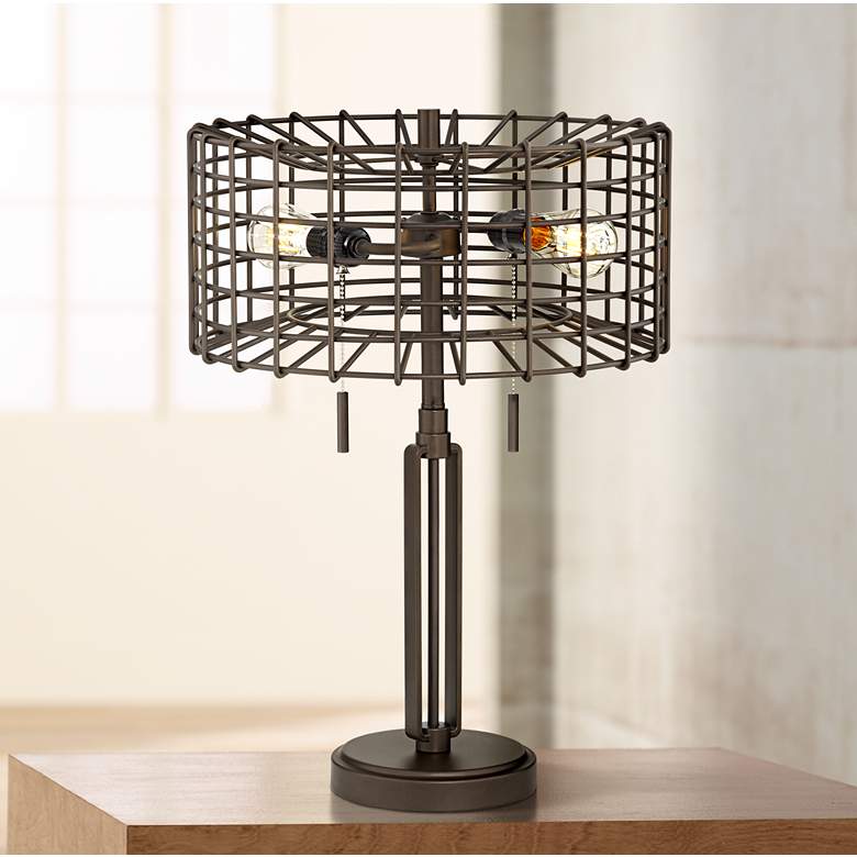 Image 1 Adam Industrial 23 inch High Accent LED Table Lamp