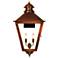 Adam Street 19" Tall Copper Electric Wall Mount Outdoor Lantern Sconce