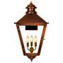 1_Adam Street 29" Tall Copper Electric Wall Mount Outdoor Lantern Sconce