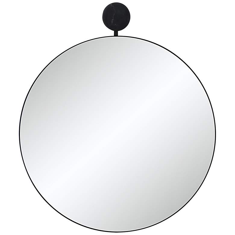 Image 1 Adamas 42 H x 36 W Wall Mirror, Black