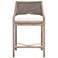 Adamo Counter Stool, French Gray Cabana Loom, LiveSmart Peyton-Pearl